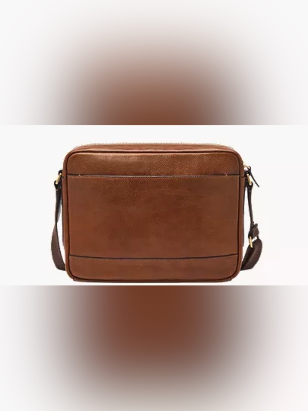NWT Fossil Bennett Leather Courier Bag 🤎🤎🤎 - Picture 7 of 8